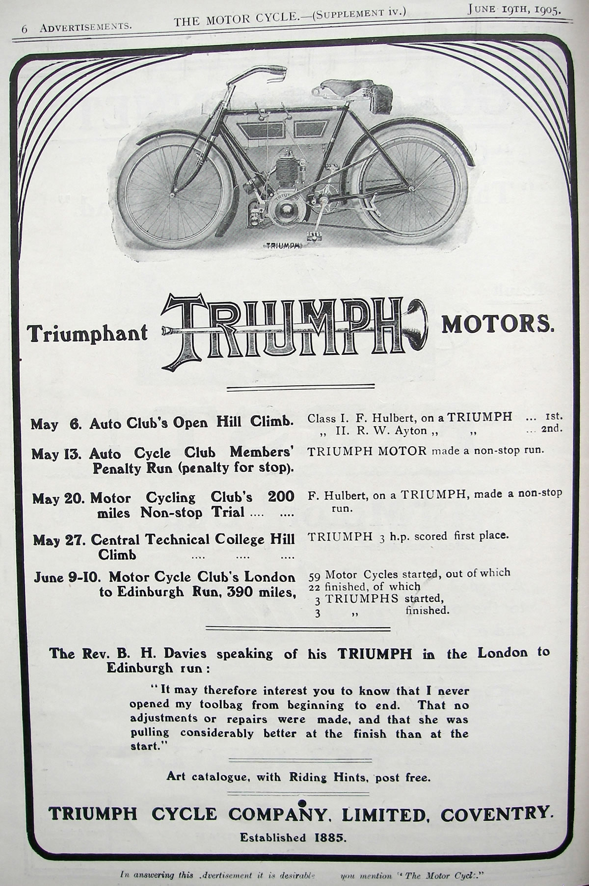 1905 Triumph